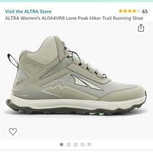 Altra Lone Peak hiker trail running shoes